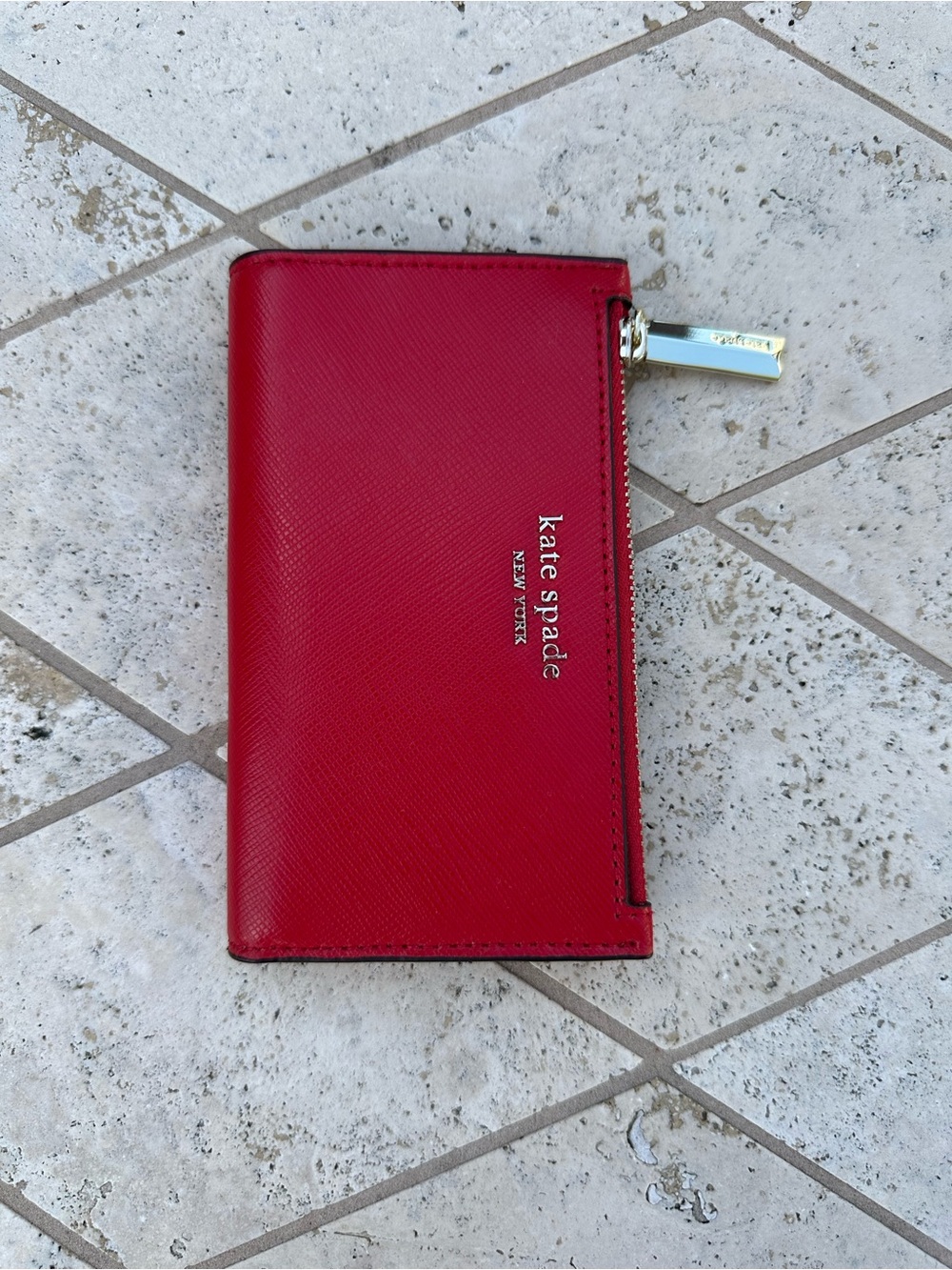 NWOT Kate Spade Slim Red Wallet